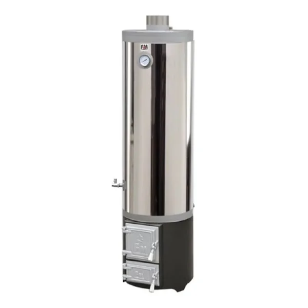 Ans. boiler INOX 120 L FM cu focar rotund , usa tabla+term.-image0